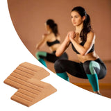 Maxbell Cork Squat Wedge Block Durable Trainer for Pilates Yoga Heel Elevated Squats 2pcs