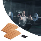 Maxbell Cork Squat Wedge Block Durable Trainer for Pilates Yoga Heel Elevated Squats 2pcs with bag