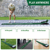 Maxbell Golf Putting Mat with Automatic Ball Return Lightweight Golf Putting Trainer