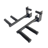 Maxbell 2 Pieces Dip Bar Barbell Rack Holders Easy to Install Chest Training Pull up Narrow pitch