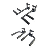 Maxbell 2 Pieces Dip Bar Barbell Rack Holders Easy to Install Chest Training Pull up Narrow pitch