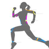 Maxbell 20x Cross Muscle Tape Wrap Muscle Grid Tape for Running Body