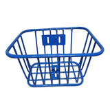 Maxbell Kids Bike Basket Front Holder for Cycling Boys Girls Bike Accessory Shopping Blue