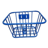 Maxbell Kids Bike Basket Front Holder for Cycling Boys Girls Bike Accessory Shopping Blue