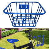 Maxbell Kids Bike Basket Front Holder for Cycling Boys Girls Bike Accessory Shopping Blue