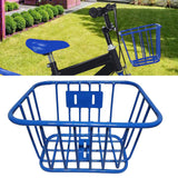 Maxbell Kids Bike Basket Front Holder for Cycling Boys Girls Bike Accessory Shopping Blue