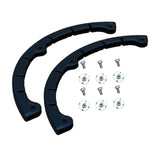 Maxbell 2 Pieces Snowboard Protection Strips Silicone Longboard Deck Bumper Strip