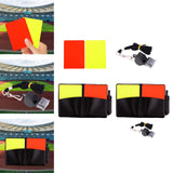 Maxbell Soccer Referee Cards Set PVC Football Yellow and Red Card for Outdoor Sports Card Only