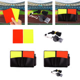 Maxbell Soccer Referee Cards Set PVC Football Yellow and Red Card for Outdoor Sports Card Only