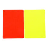 Maxbell Soccer Referee Cards Set PVC Football Yellow and Red Card for Outdoor Sports Card Only