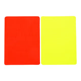 Maxbell Soccer Referee Cards Set PVC Football Yellow and Red Card for Outdoor Sports Card Only