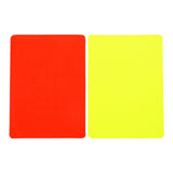 Maxbell Soccer Referee Cards Set PVC Football Yellow and Red Card for Outdoor Sports Card Only