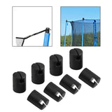 Maxbell 8Pcs Trampoline Enclosure Pole Caps Trampoline Pole Caps for Children Garden