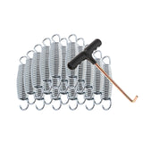 Maxbell 20Pcs Trampoline Springs Heavy Duty Weather Resistant Trampoline Accessories 10cm