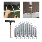 Maxbell 20Pcs Trampoline Springs Heavy Duty Weather Resistant Trampoline Accessories 10cm