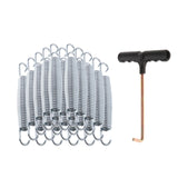 Maxbell 20Pcs Trampoline Springs Heavy Duty Weather Resistant Trampoline Accessories 12cm