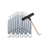 Maxbell 20Pcs Trampoline Springs Heavy Duty Weather Resistant Trampoline Accessories 13.5cm