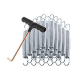 Maxbell 20Pcs Trampoline Springs Heavy Duty Weather Resistant Trampoline Accessories 13.5cm