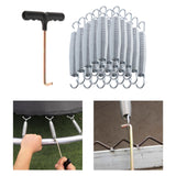 Maxbell 20Pcs Trampoline Springs Heavy Duty Weather Resistant Trampoline Accessories 13.5cm