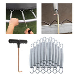 Maxbell 20Pcs Trampoline Springs Heavy Duty Weather Resistant Trampoline Accessories 13.5cm