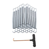 Maxbell 20Pcs Trampoline Springs Heavy Duty Weather Resistant Trampoline Accessories 14.7cm