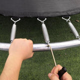 Maxbell 20Pcs Trampoline Springs Heavy Duty Weather Resistant Trampoline Accessories 16cm