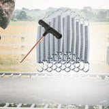 Maxbell 20Pcs Trampoline Springs Heavy Duty Weather Resistant Trampoline Accessories 16cm