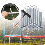 Maxbell 20Pcs Trampoline Springs Heavy Duty Weather Resistant Trampoline Accessories 16cm