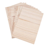 Maxbell 10 Pieces Wood Breaking Board Hitting Portable Wood Taekwondo Breaking Board 0.7cm thickness