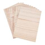 Maxbell 10 Pieces Wood Breaking Board Hitting Portable Wood Taekwondo Breaking Board 0.7cm thickness