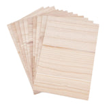 Maxbell 10 Pieces Wood Breaking Board Hitting Portable Wood Taekwondo Breaking Board 0.7cm thickness