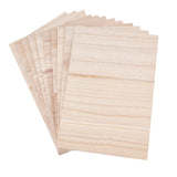 Maxbell 10 Pieces Wood Breaking Board Hitting Portable Wood Taekwondo Breaking Board 0.7cm thickness