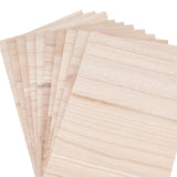 Maxbell 10 Pieces Wood Breaking Board Hitting Portable Wood Taekwondo Breaking Board 0.7cm thickness