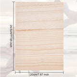 Maxbell 10 Pieces Wood Breaking Board Hitting Portable Wood Taekwondo Breaking Board 0.7cm thickness