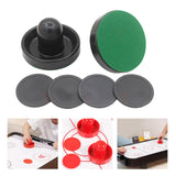 Maxbell Air Hockey Pushers and Air Hockey Pucks Goal Handles Paddles for Game Tables Black