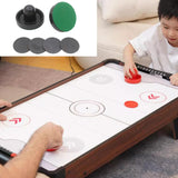 Maxbell Air Hockey Pushers and Air Hockey Pucks Goal Handles Paddles for Game Tables Black