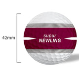 Maxbell Golf Ball Durable Portable Long Distance Golf Practice Ball Golf Accessories Purple