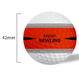 Maxbell Golf Ball Durable Portable Long Distance Golf Practice Ball Golf Accessories Orange