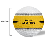 Maxbell Golf Ball Durable Portable Long Distance Golf Practice Ball Golf Accessories Yellow