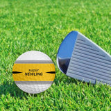 Maxbell Golf Ball Durable Portable Long Distance Golf Practice Ball Golf Accessories Yellow