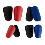 Maxbell 2Pcs Soccer Shin Guards Small Football Training for Boys Girls Kids Children Red 8x5cm