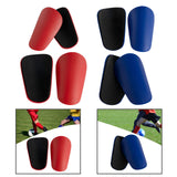 Maxbell 2Pcs Soccer Shin Guards Small Football Training for Boys Girls Kids Children Red 8x5cm