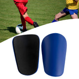 Maxbell 2Pcs Soccer Shin Guards Small Football Training for Boys Girls Kids Children Blue 8x5cm