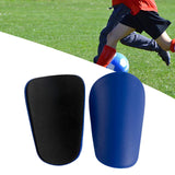 Maxbell 2Pcs Soccer Shin Guards Small Football Training for Boys Girls Kids Children Blue 8x5cm