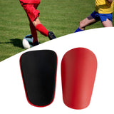 Maxbell 2Pcs Soccer Shin Guards Small Football Training for Boys Girls Kids Children Red 10x6cm