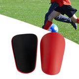 Maxbell 2Pcs Soccer Shin Guards Small Football Training for Boys Girls Kids Children Red 10x6cm