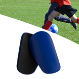 Maxbell 2Pcs Soccer Shin Guards Small Football Training for Boys Girls Kids Children Blue 10x6cm