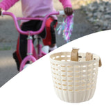 Maxbell Children Bike Basket Storage Basket Decoration for Kids Balance Bike Bicycle Beige