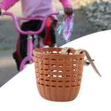 Maxbell Children Bike Basket Storage Basket Decoration for Kids Balance Bike Bicycle Brown