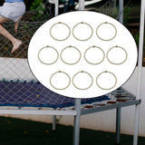 Maxbell 10x Trampoline Elastic Rope High Jump Bungee Cord for Tent Indoor Trampoline White